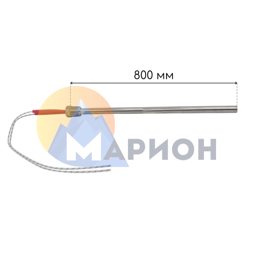 ТЭНП 80.8,5.500.Т.220, шт(нерж)М14, провод - 300 мм